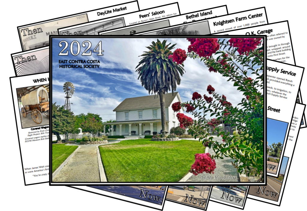 2024 Calendar East Contra Costa Historical Society